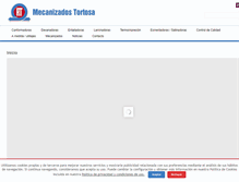 Tablet Screenshot of mecanizadostortosa.com